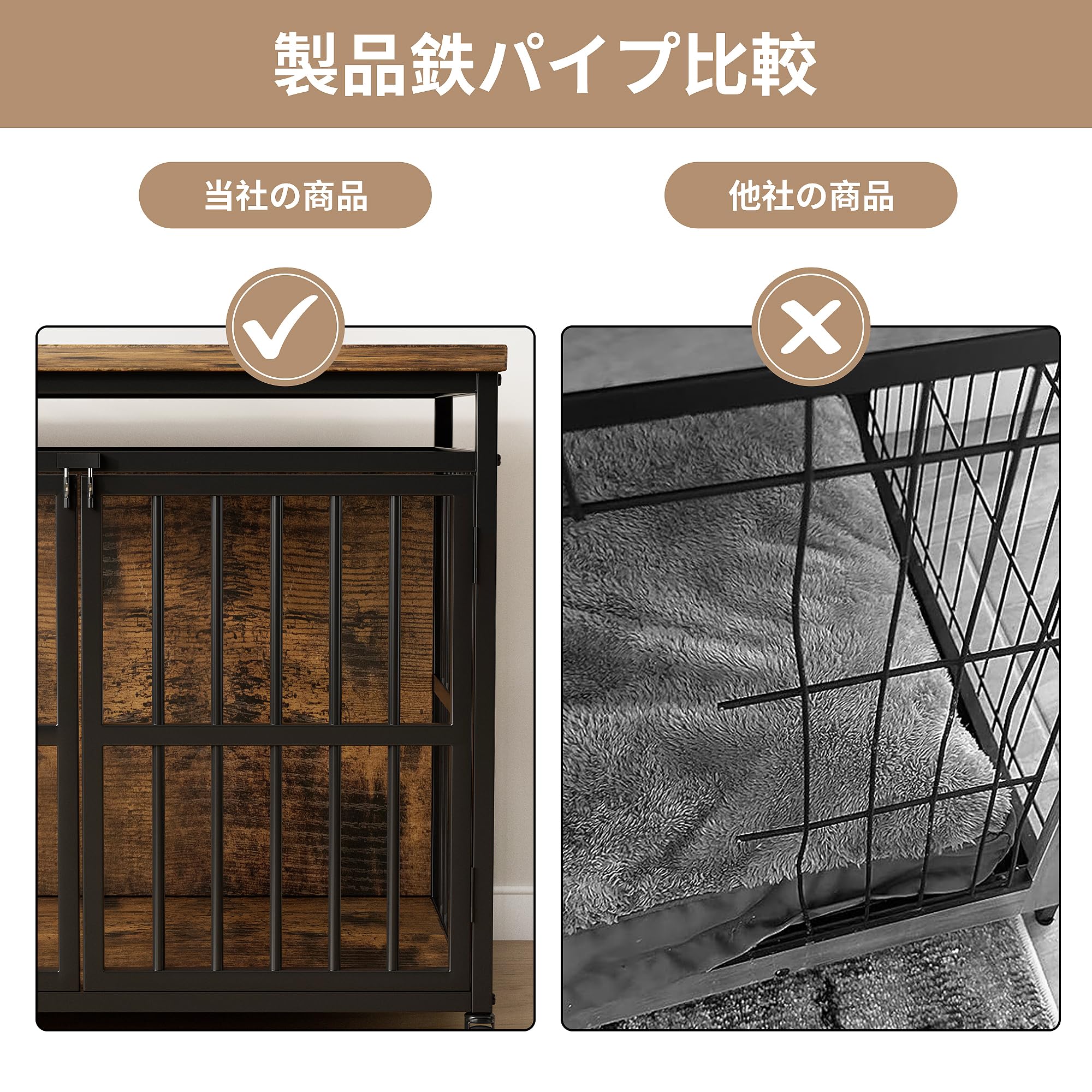 Amazon | WWI 犬 ゲージ ペットサークル 「1年間メーカー保証